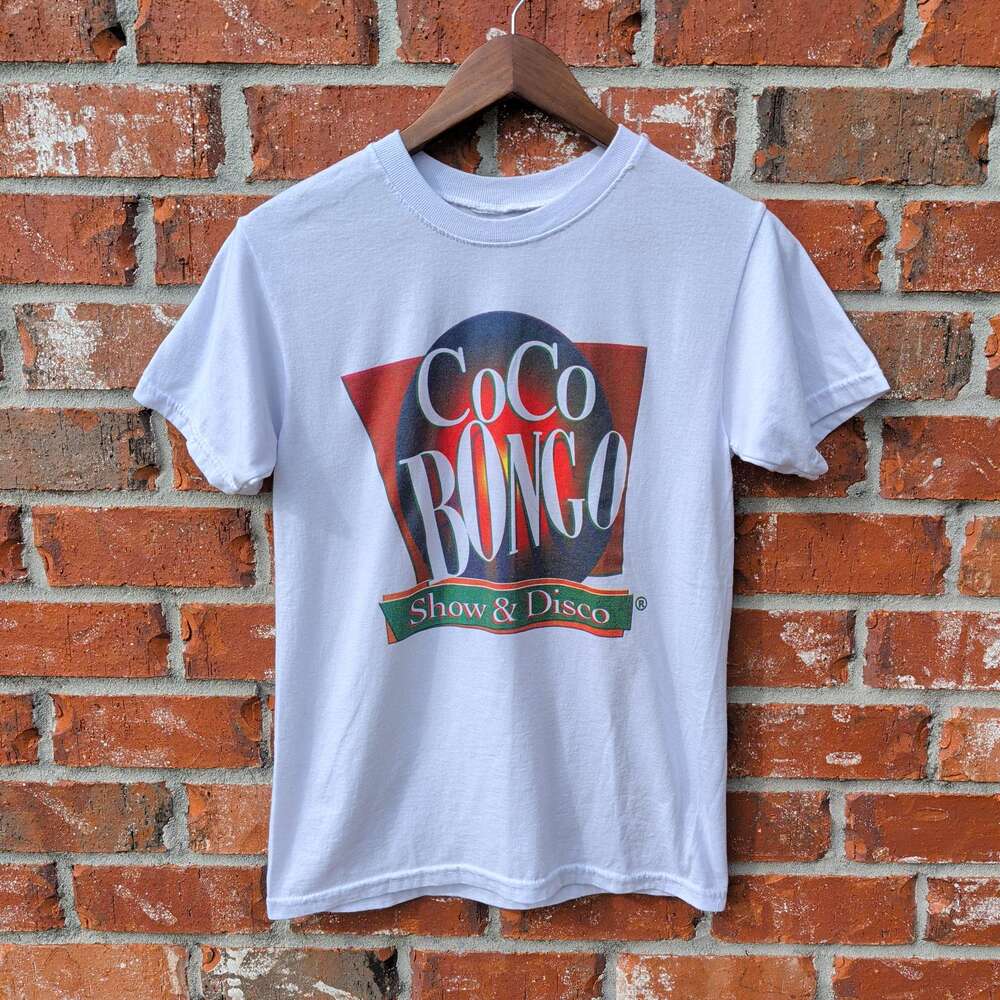 Coco Bongo Show Disco Tee Mens S White Cancun Nightclub Graphic Tourist